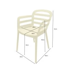 Top 10 ✨ Australia Sale - Marquee Off White Mondo Dining Chair 🔥 -Marquee Sales Store 1685c8b9ad8249bcb5d559bf9fa69802