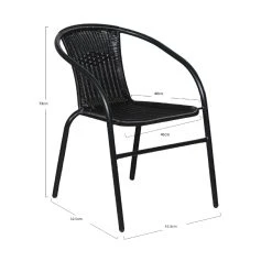 Cheapest 🤩 Australia Sale - Marquee Black 3 Piece Wicker Bistro Set ✨ -Marquee Sales Store 2657deaa5d0f4233913f8697bfde784e
