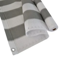Hot Sale ✨ Marquee 1.8 X 3m White Grey Privacy Screen Shade Cloth White And Grey - To Australia 🔥