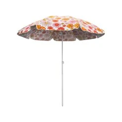 Wholesale 😀 Australia Sale - Marquee 2m Orange Flower Pattern Portable Shade Umbrella 😍