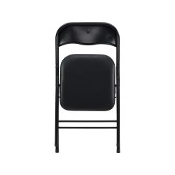 Best Sale ❤️ Australia Only - Marquee Padded Vinyl Black Folding Chair ⭐ -Marquee Sales Store 33b760341e1044858b78e92d26b00105