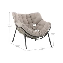 Cheap 🥰 Marquee Reader Wicker Statement Chair - To Australia 👍 -Marquee Sales Store 393afa798bc44a6b8aa0473e3170bbfe