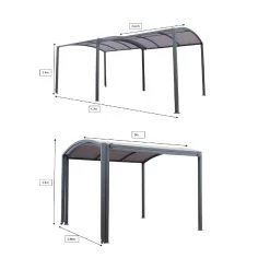 Outlet ⭐ Australia Sale - Marquee Charcoal Extendable Steel Gazebo 🧨 -Marquee Sales Store 41b63a8b03294301afca23ac663d4bfc