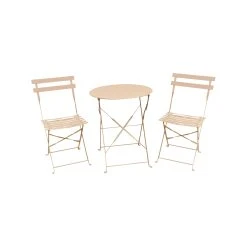 Coupon โ๏ธ Australia Sale - Marquee Dusty Coral Troca 3 Piece Steel Bistro Setting โค๏ธ