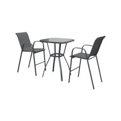 Best Pirce 🧨 Marquee 3 Piece Steel Sling Back Outdoor Setting - To Australia 👏