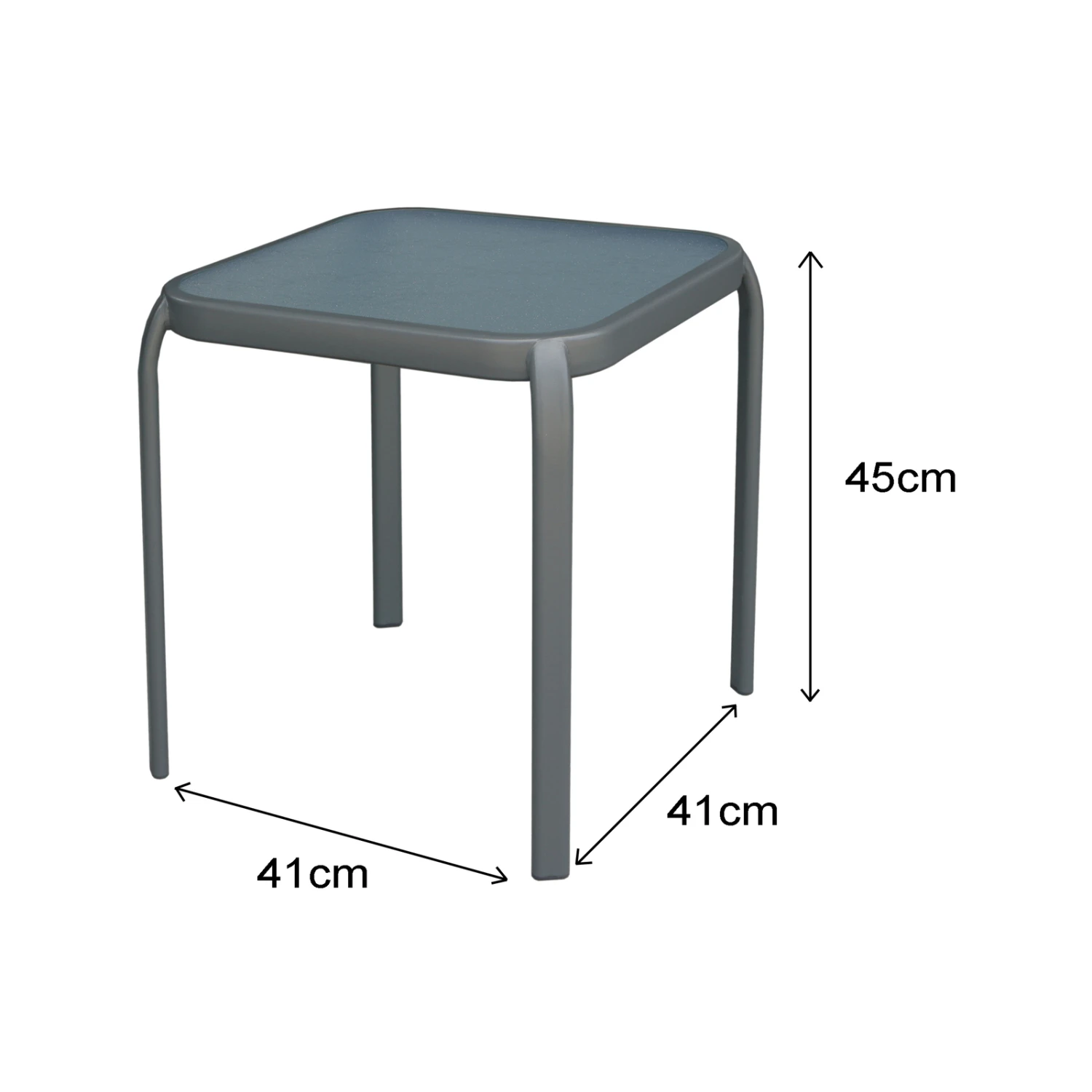 Brand new π Australia Sale - Marquee Square Glass Top Steel Side Table Charcoal β 2 Brand new π Australia Sale - Marquee Square Glass Top Steel Side Table Charcoal β - Image 2