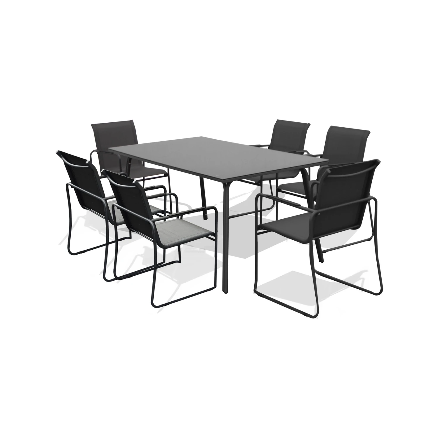 New ๐ฅ Australia Sale - Marquee 7 Piece Largo Dining Setting Charcoal ๐ฅ 1 New ๐ฅ Australia Sale - Marquee 7 Piece Largo Dining Setting Charcoal ๐ฅ