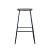 Coupon ✔️ Marquee Industrial Acacia Bar Stool Black - To Australia 🛒
