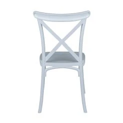 Outlet 🎁 Australia Only - Marquee White Cross-Back Dining Chair 😍 -Marquee Sales Store 8b6c4bc8d61047969f800c81545c774a
