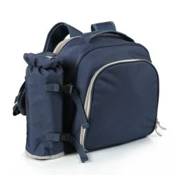 New ⭐ Australia Only - Marquee Navy 4 Person Outdoor Picnicware Picnic Back-Pack ⭐