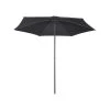 Discount ❤️ Australia Only - Marquee 2.5m Round Spritz Market Umbrella Black 🧨