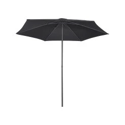 Discount ❤️ Australia Only - Marquee 2.5m Round Spritz Market Umbrella Black 🧨