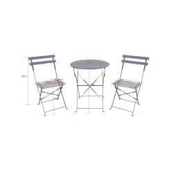 Best reviews of 🔔 Australia Sale - Marquee Vintage Indigo Troca 3 Piece Steel Bistro Setting ✔️ -Marquee Sales Store a575253425ca43a78dec10cfe14d3273