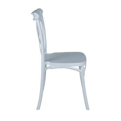 Outlet 🎁 Australia Only - Marquee White Cross-Back Dining Chair 😍 -Marquee Sales Store c324cc12be784bdeba0c05d7928cb80c