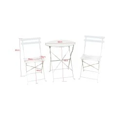 Coupon ❤️ Australia Sale - Marquee Coconut Milk Troca 3 Piece Steel Bistro Setting ⭐ -Marquee Sales Store cd12450099ea4f7182b7fbd98ffb590e