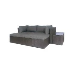 Best deal ❤️ Australia Only - Marquee 5 Piece Charcoal Tulum Steel Lounge Setting Other ❤️