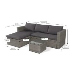Hot Sale ⭐ Australia Sale - Marquee 3 Piece Bayfield Wicker Corner Sofa Other ⌛ -Marquee Sales Store e17ed87aa45b401382689afbc8cdbcf9