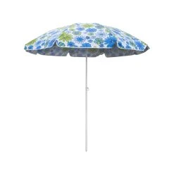 Wholesale 🧨 Australia Only - Marquee 2m Blue Flower Pattern Portable Shade Umbrella ✔️
