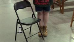 Best Sale ❤️ Australia Only - Marquee Padded Vinyl Black Folding Chair ⭐ -Marquee Sales Store ebba48e3dea546b483643d05ab1c6b85