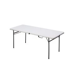 Best Sale ✔️ Marquee 4ft Bi-Fold Trestle Table White - To Australia 💯